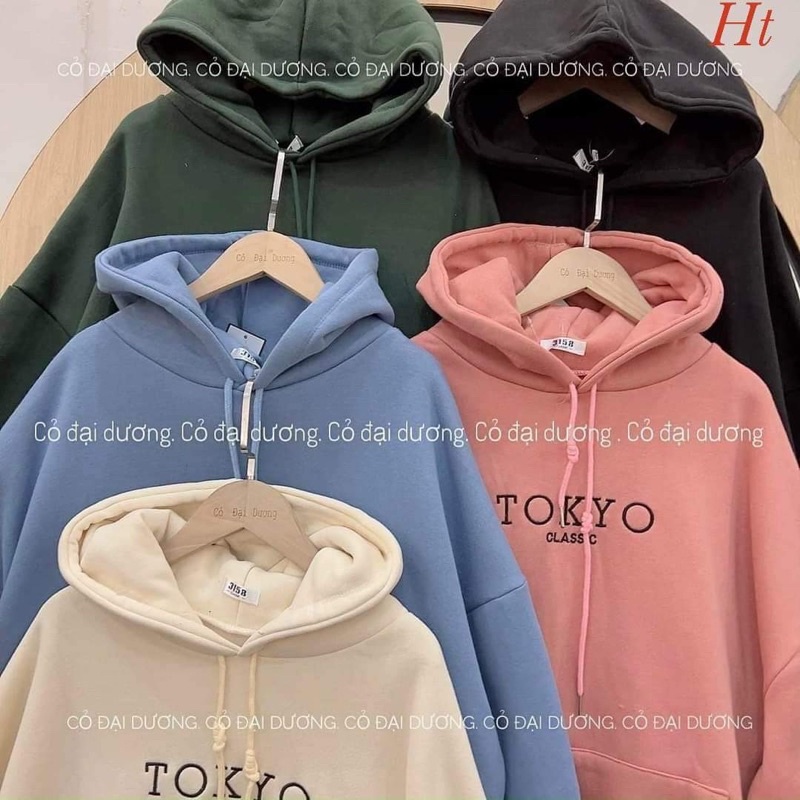Áo hoodie nỉ cotton TOKYO HT12