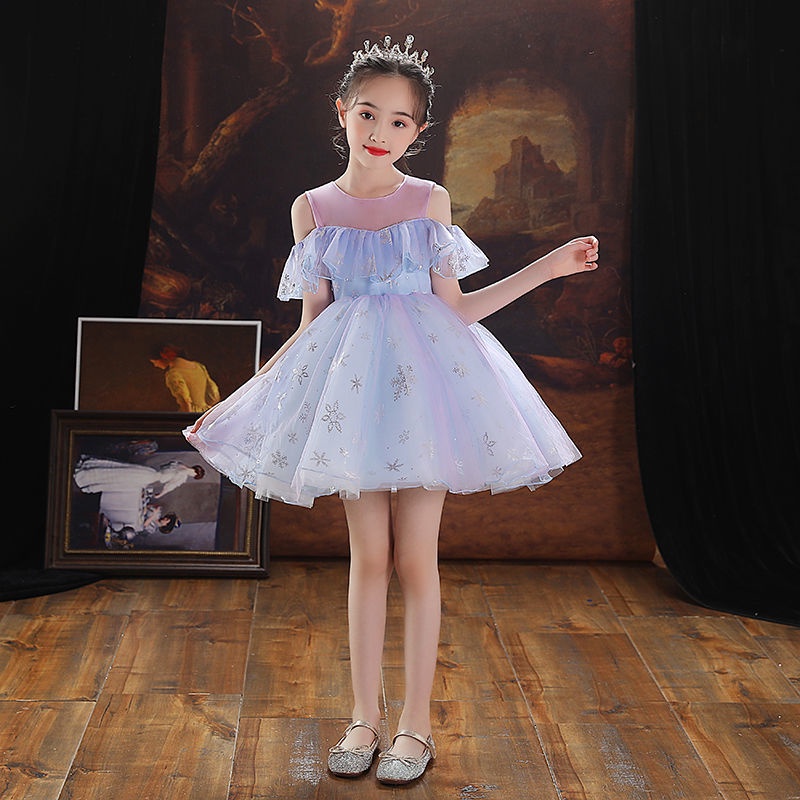 Đầm Công Chúa Vải Gạc Phồng Phong Cách Mới 2022 Cho Bé Gái