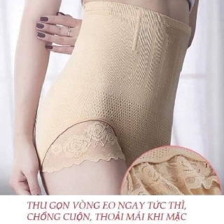 [SIÊU HOT] Quần gen bụng chống cuộn viền ren siêu mịn đẹp 8622