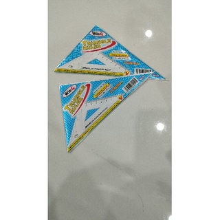 Thước eke WinQ No.5-6 (vỉ 2 cây)