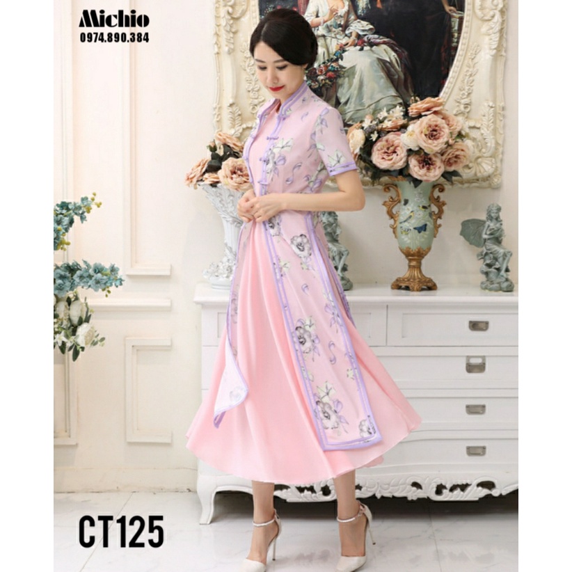 Sườn xám Thượng Hải cao cấp. Hàng nhập chính hãng. Cam kết uy tín, chất lượng vượt trội.