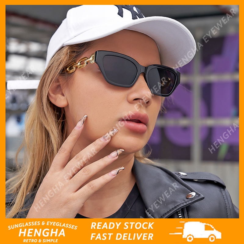 Kính Mát Gọng Kim Loại Họa Tiết Da Báo Thời Trang Cho Nữ