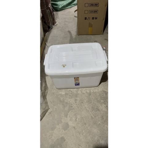 Thùng Nhựa Vuông Đựng Đồ Đa Năng Có Bánh Xe Việt Nhật 30L / 55L/ 75L/85L/90L