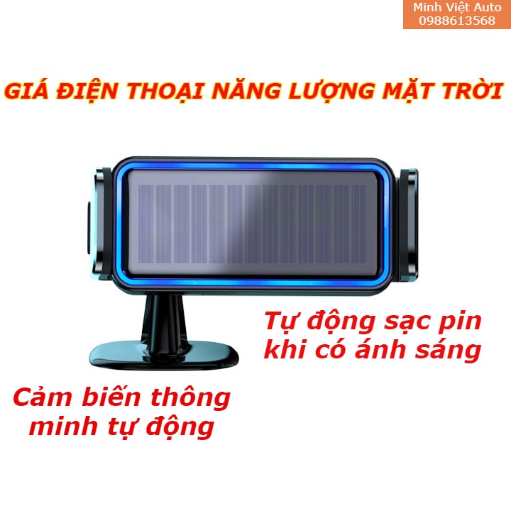 Giá đỡ điện thoại ô tô - Kẹp điện thoại ô tô cao cấp -Loại cảm ứng thông minh cao cấp xoay 360 độ mới nhất