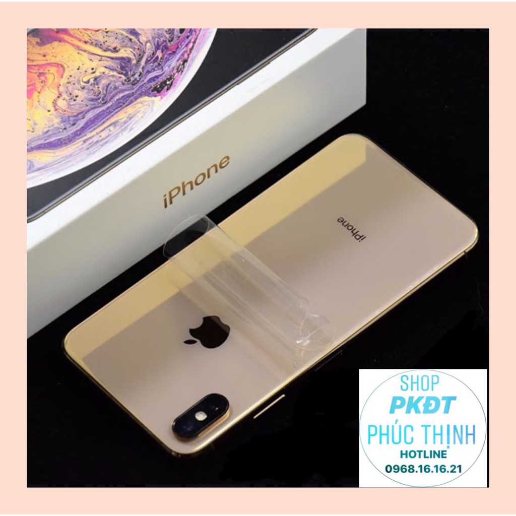 [CHỐNG TRẦY] DÁN DẺO MẶT SAU IPHONE