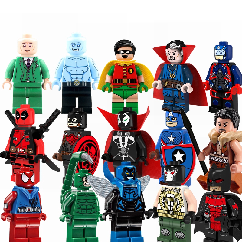 Bộ Lắp Ráp Lego Nhân Vật Siêu Anh Hùng Deadpool / Spiderman Cho Bé