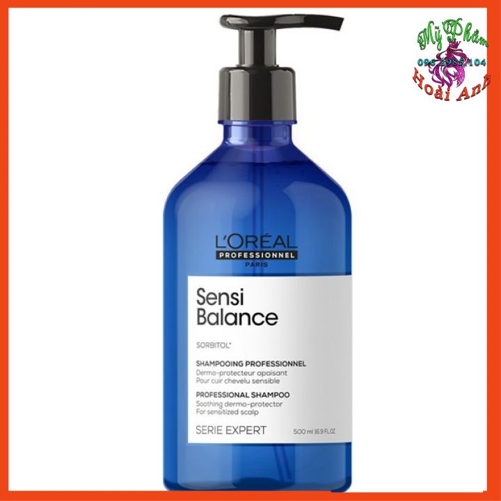 DẦU GỘI LOREAL SENSI BALANCE SORBITOL 2021 DA ĐẦU NHẠY CẢM 500ML - CHAI