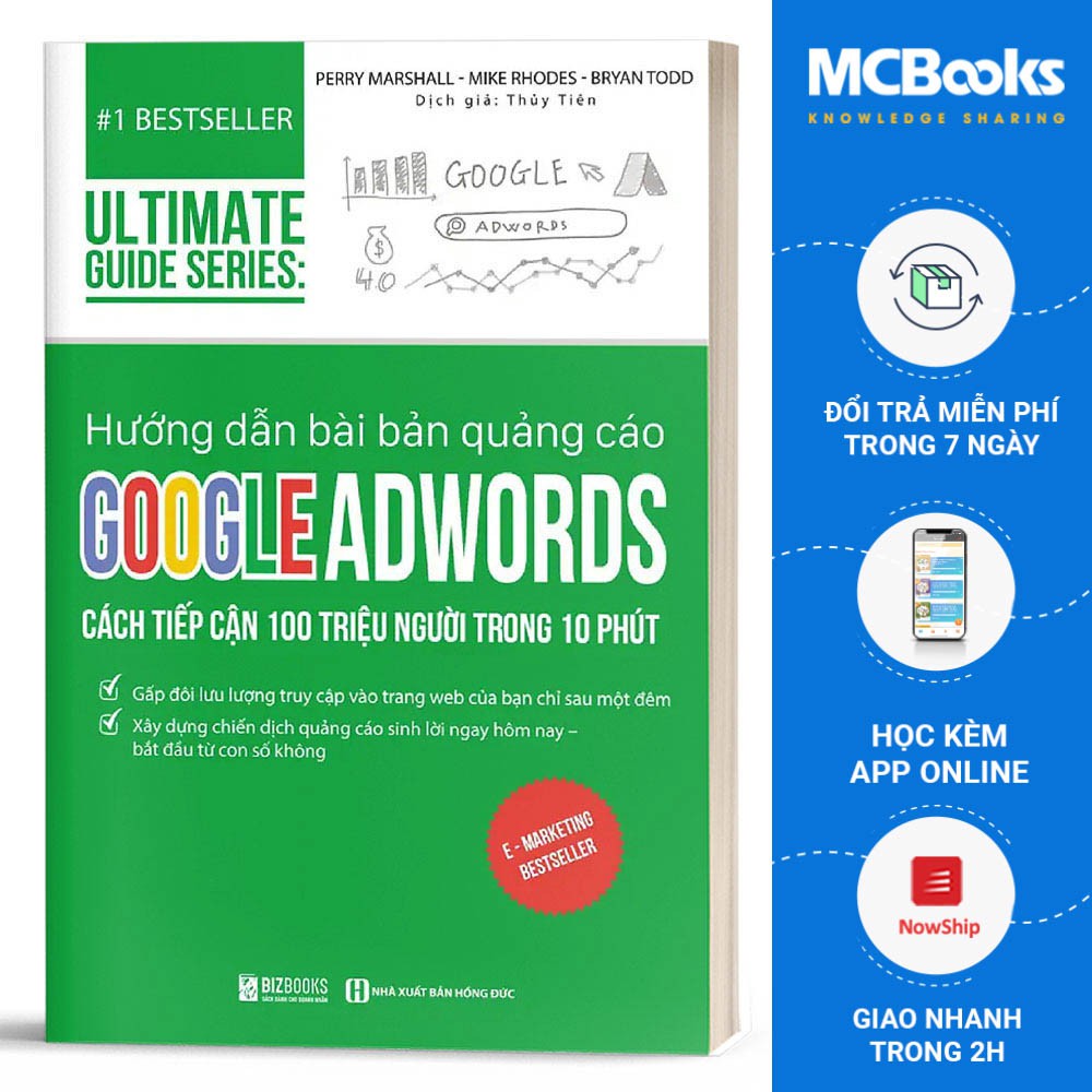 Sách - Hướng dẫn bài bản quảng cáo Google Adwords