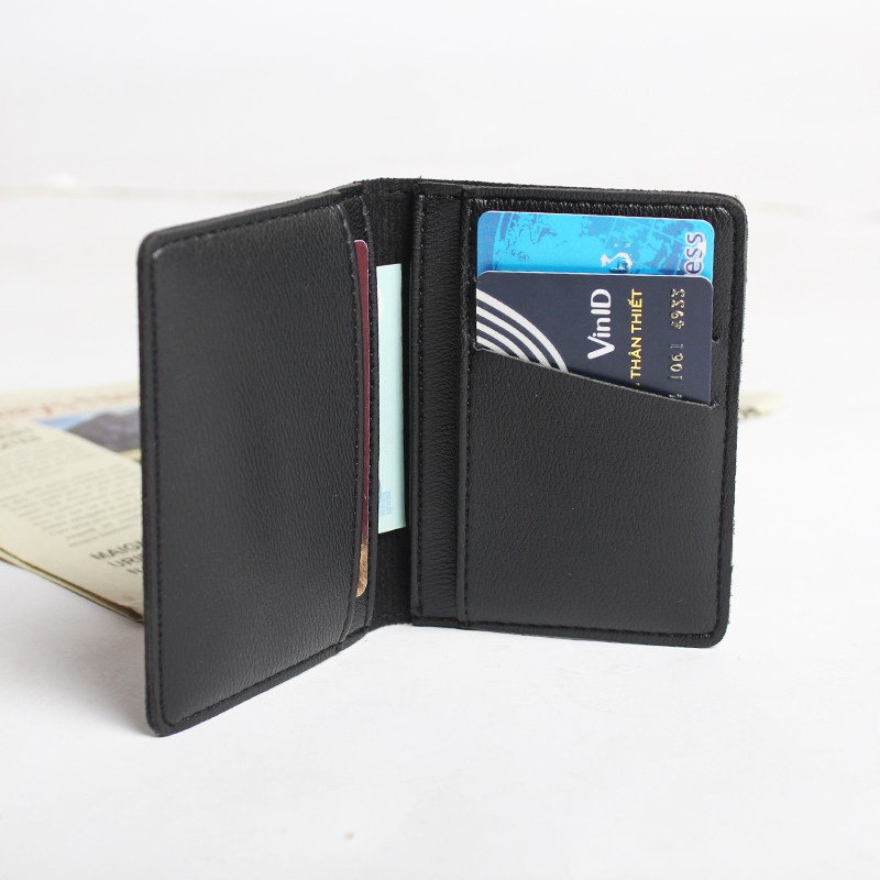 Ví Mini Nam Nữ,Công Sở Để Thẻ ATM Card Visit Tiền Mặt,Bóp Da Đẹp