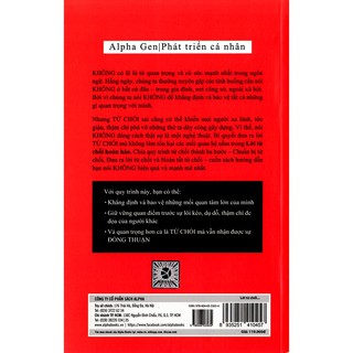 Sách AlphaBooks - Lời từ chối hoàn hảo