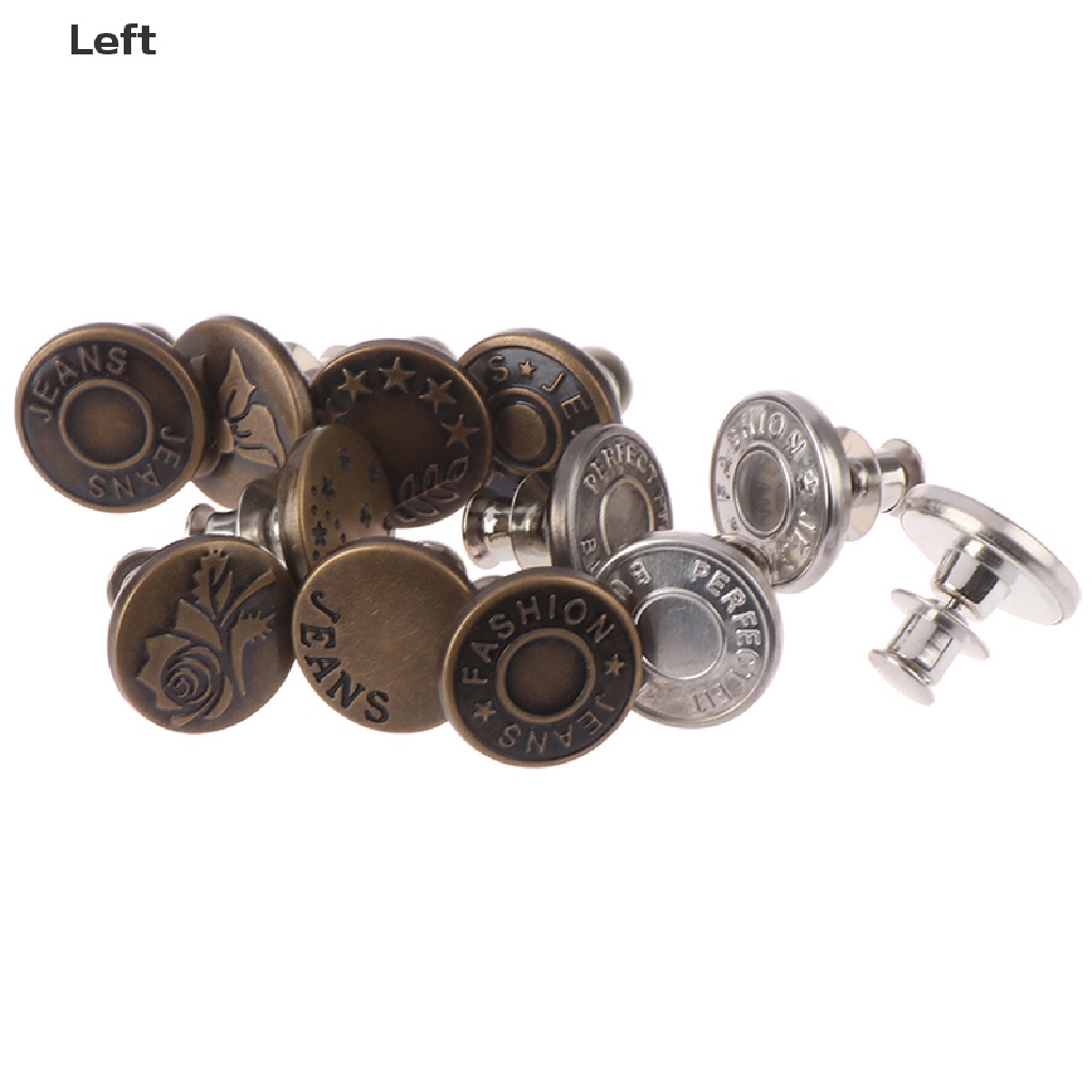 Nút Bấm Quần Jean Bằng Kim Loại 17mm DIY Tiện Dụng