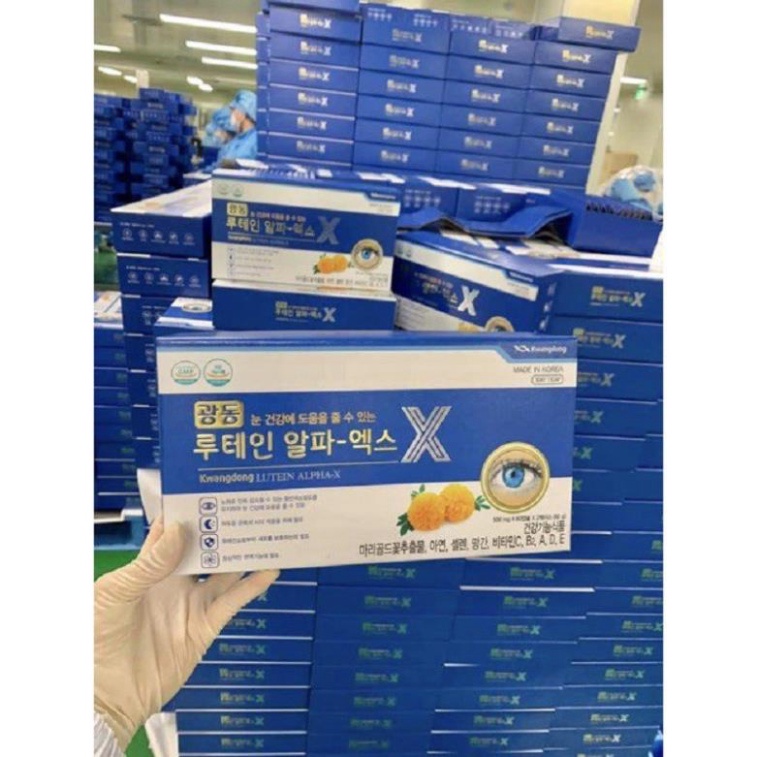 Viên Uống Bổ Mắt Kwangdong Hàn Quốc, Hộp 120 Viên, Bảo Vệ Sức Khỏe Đôi Mắt [ Hàng Mới Về ]