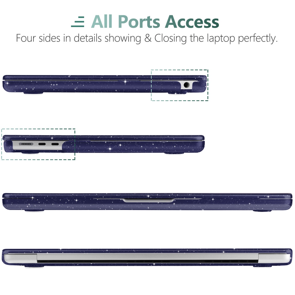 Ốp Máy Tính Bảng Cứng Kèm Bàn Phím Cho MacBook Pro Air M2 M1 A2681 A2338 A2337 A1932 Retina Touch Bar ID A1706 A1708 A2251 A2159 A1989 2022