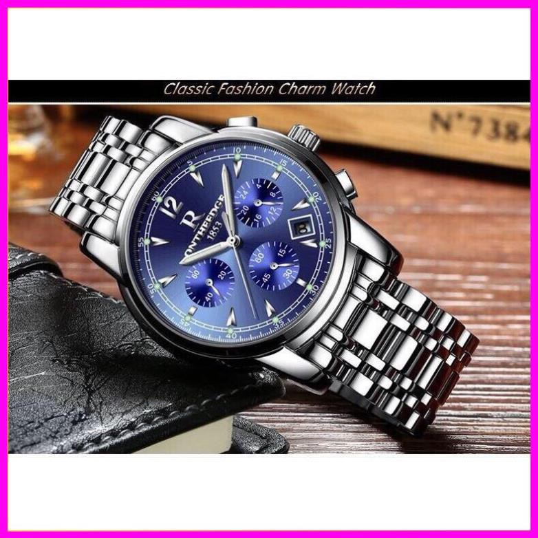 [ Hàng Xịn ] ĐỒNG HỒ NAM RONTHEEDGE CAO CẤP CHẠY FULL 6 KIM [ Đồng Hồ Nam Cao Cấp] | BigBuy360 - bigbuy360.vn