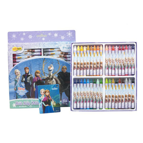 Bút sáp màu Colokit Disney Frozen CR-C033/FR hình ngẫu nhiên