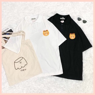 ☘️ áo thun tay lỡ polo - hình thật tự chụp 100%