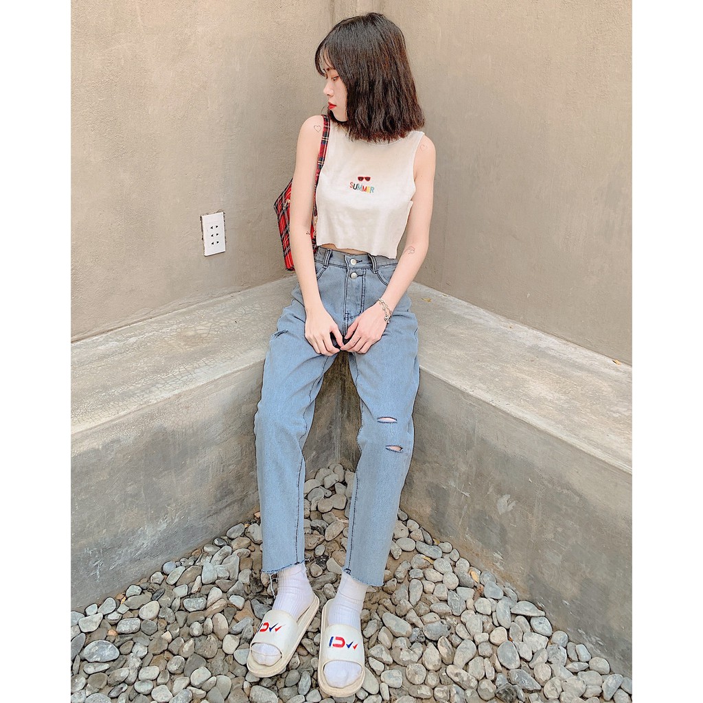 Áo Croptop BƯỚM Ulzzang (ẢNH THẬT)