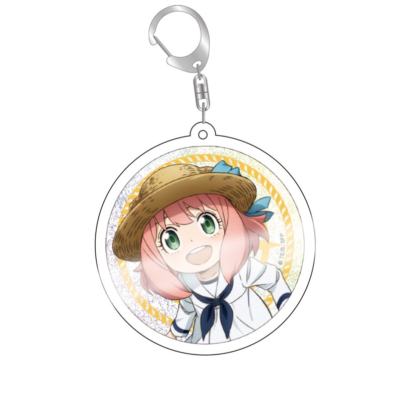 Móc khóa Spy x Family Gia đình điệp viên ver tròn anime chibi xinh xắn mica trong acrylic