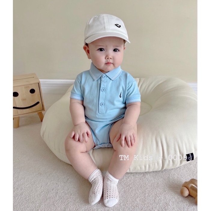 Body cho bé, body cộc tay cổ đức cho bé, bodysuit hè siêu xinh