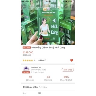 Viên Uống Giảm Cân Đệ Nhất Dáng