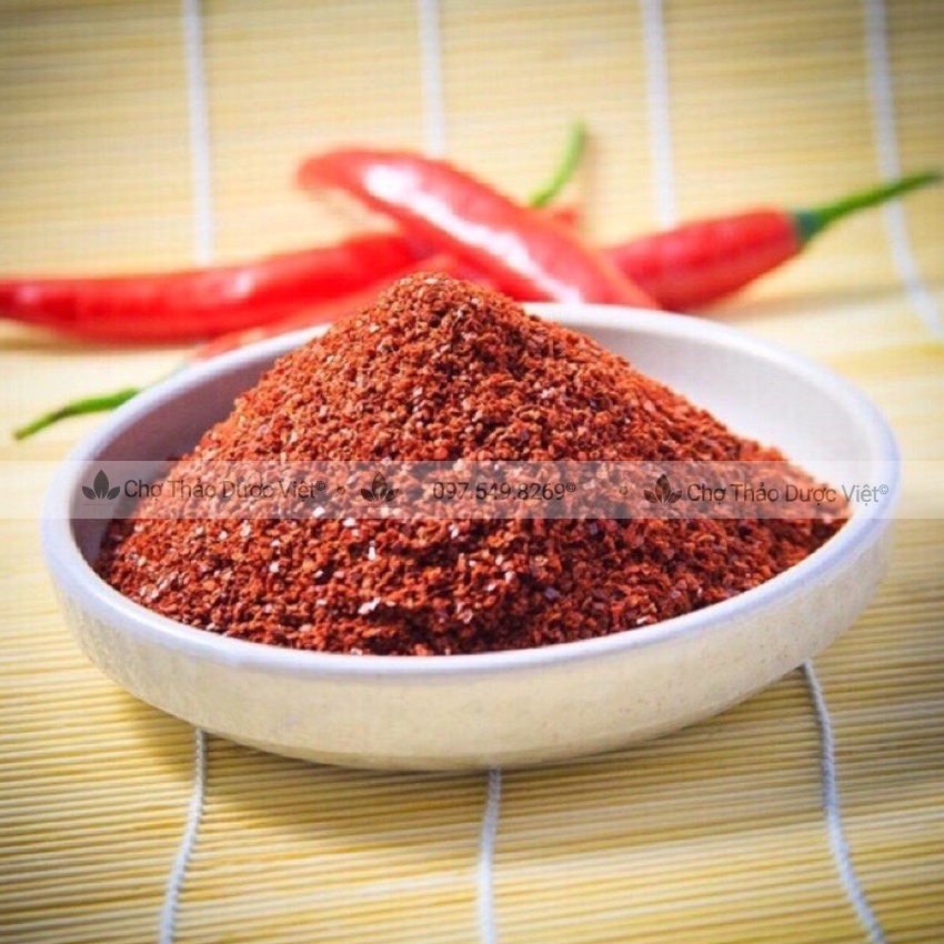 Bột ớt khô nguyên chất 100g -Chợ Thảo Dược Việt