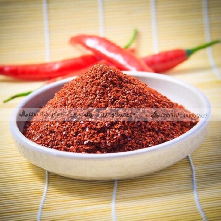 Bột ớt khô nguyên chất 500g ( Bột ớt Huế cay nồng làm sa tế, kim chi H