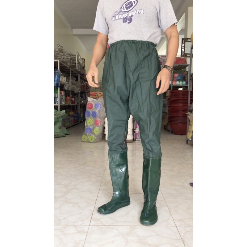 Ủng Quần 2 Lớp Chống Nước Dài Đến Bụng-Đủ Size 36-42