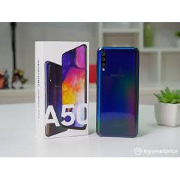 điện thoại Samsung Galaxy A50 2sim ram 6G/128G Chính Hãng, Màn hình 6.4inch, Cày Game nặng siêu mượt - BCC 05
