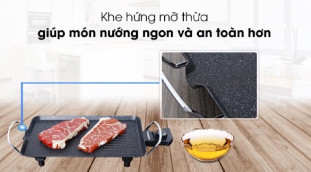 (GIÁ TỐT HÀNG MỚI BH 12 THÁNG)Bếp nướng điện Sunhouse SHD4607 Mới Bảo hành 12 tháng