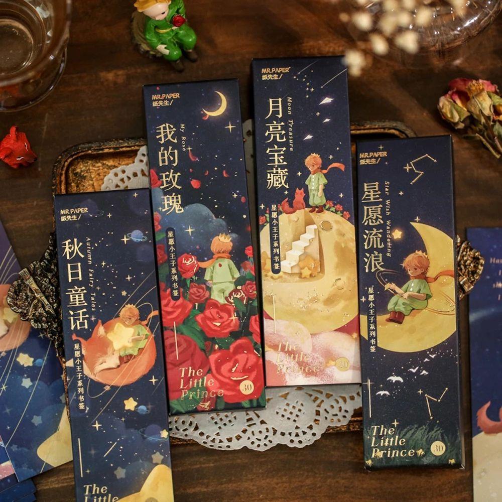 Harriett Star Wish The Little Prince Series Giấy Ghi Chú Đánh Dấu Trang Sách Phong Cách Retro Cho Học Sinh