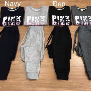 Bộ nỉ pink vnxk