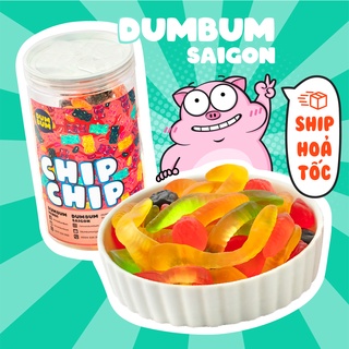 Kẹo dẻo chip chip mix vị DumBum 400g đồ ăn vặt Sài Gòn