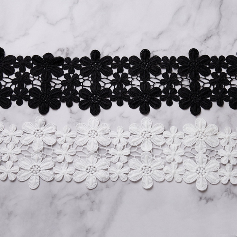 Cuộn Dây Ruy Băng Phối Ren Màu Trắng Dùng Làm Đồ Thủ Công DIY