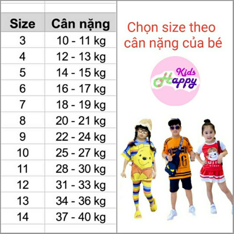 BỘ THUN LẠNH 3D BÉ TRAI SIZE ĐẠI NHÍ - Đồ bộ trẻ em