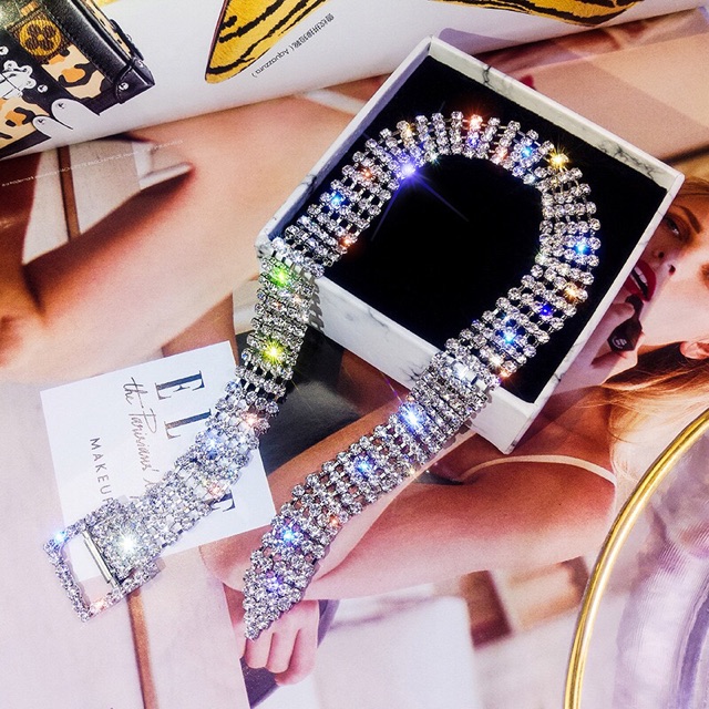 Vòng cổ choker đá