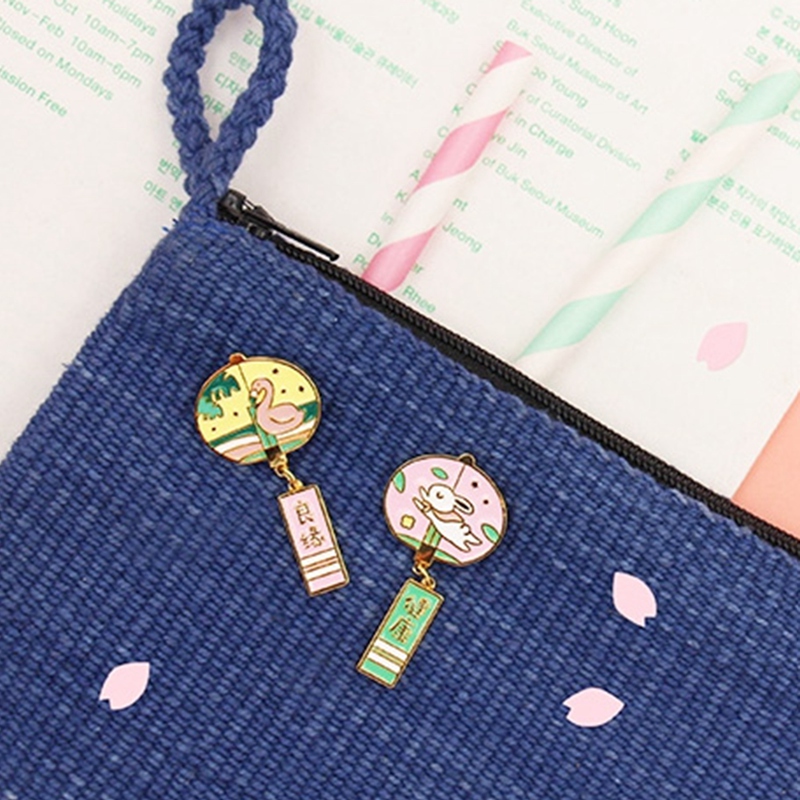 Ghim Cài Áo Kiểu Dáng Hoạt Hình Nhật Bản Xinh Xắn