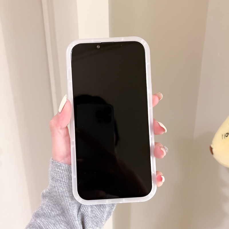 Ốp lưng iphone Ốp Điện Thoại In Gấu Hoạt Hình Kèm Giá Đỡ Ẩn Cho iphone 13Pro / 12Pro / 11 / 14 / PLUS Dinuo case