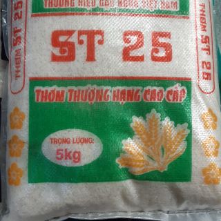 Gạo ST25 sóc trăng 5kg