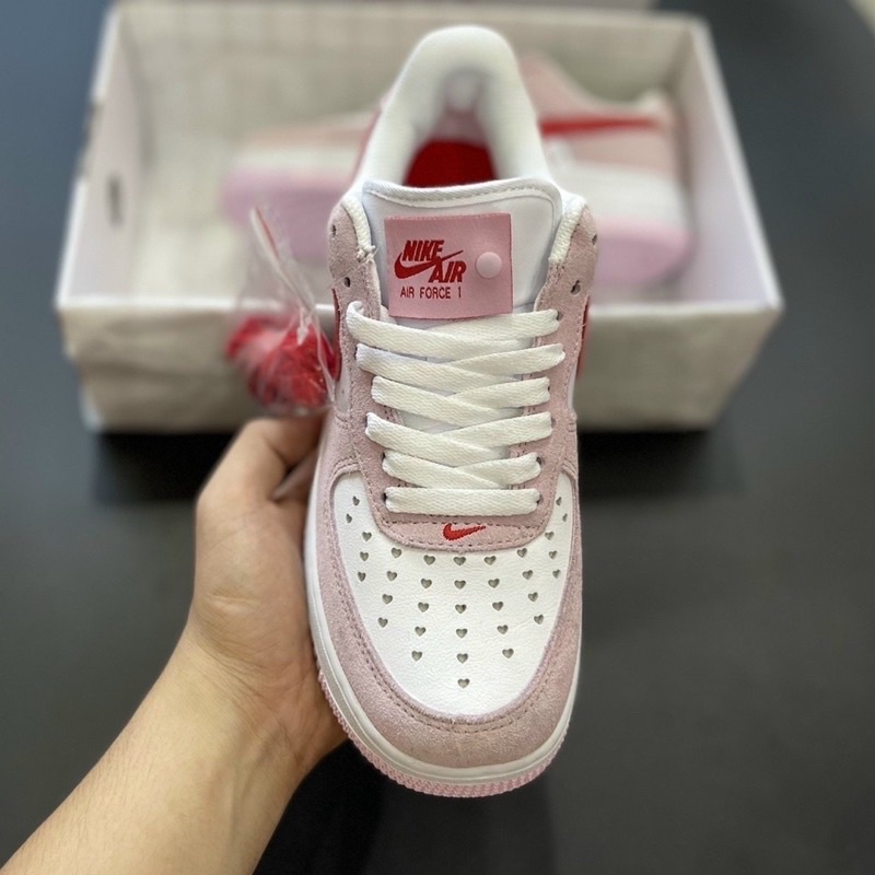 [SIÊU PHẨM ] AF1 true love hồng đỏ giày thể thao sneaker force độn đế Nam Nữ Ảnh thật tự chụp