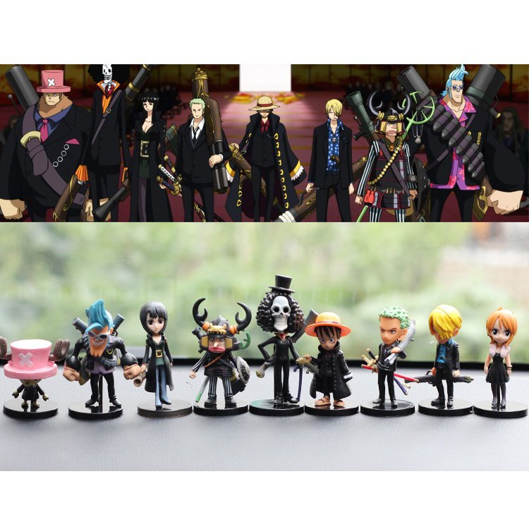 Mô hình chibi băng hải tặc mũ rơm siêu đẹp hàng tặng k bán
