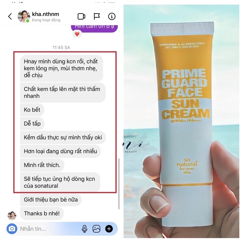 Kem Chống Nắng Prime Guard ♥️ FREESHIP ♥️ KCN dưỡng trắng bật tone - không xỉn màu - bảo vệ tối ưu | BigBuy360 - bigbuy360.vn
