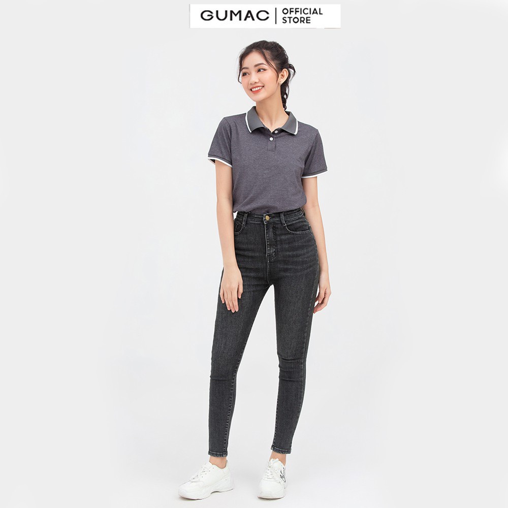 [Mã WABRGUM giảm 10% tối đa 30K đơn 99K] Quần jeans nữ skinny GUMAC dáng bó QJC05016