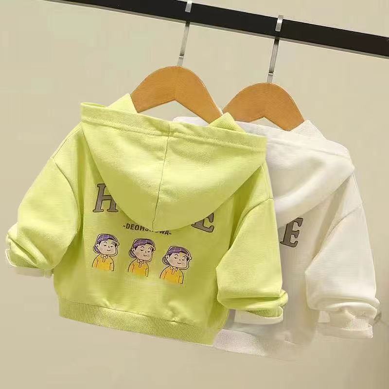 Áo Khoác Hoodie Dài Tay Thời Trang Xuân Thu Mới Cho Bé