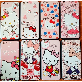 Ốp Lưng Oppo F1s A59 Viền Dẻo Hình Hello Kitty 4D Cao Cấp