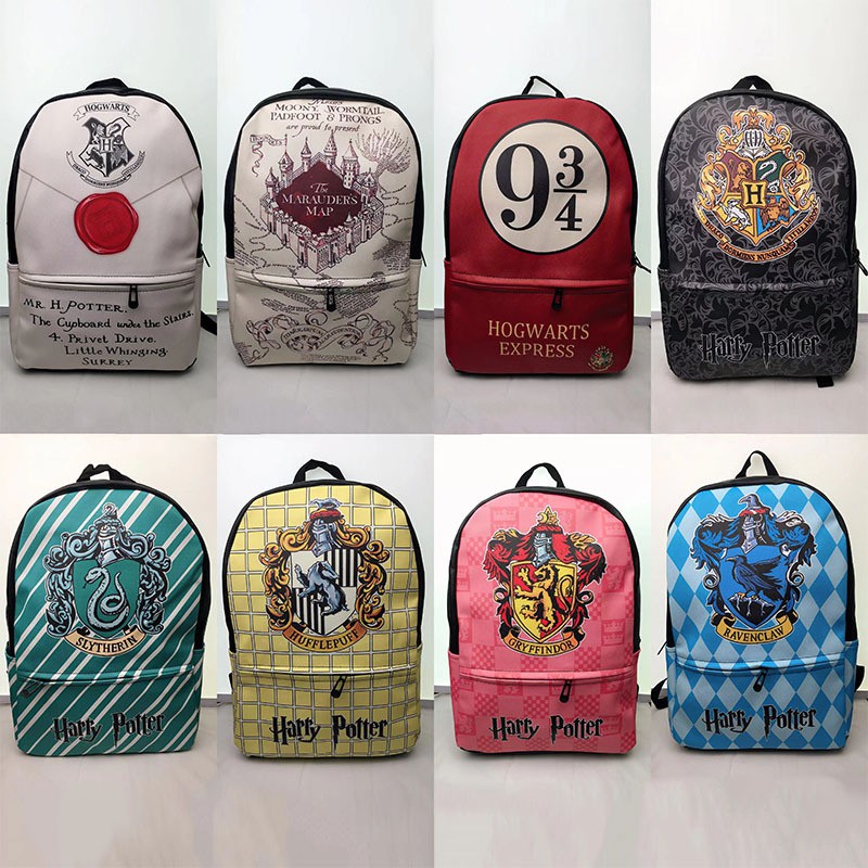 Ba lô da PU in logo trường hogwart trong Harry Potter