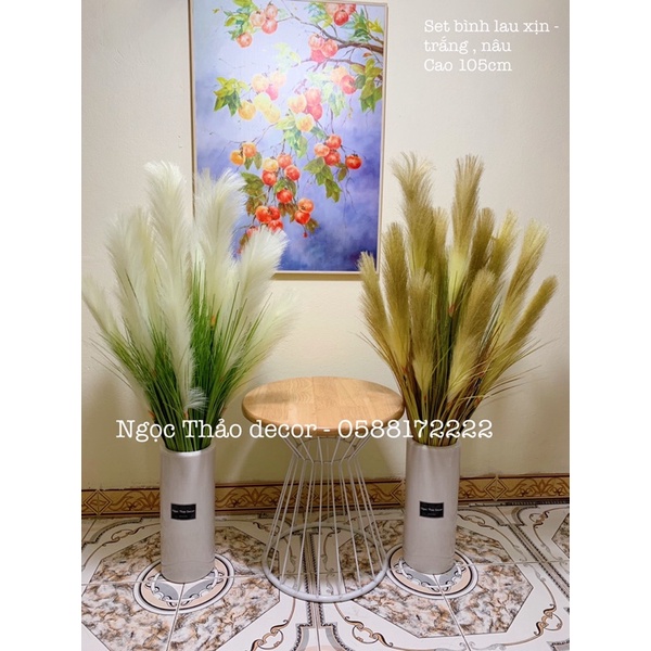 cành lau xịn giả 1m - Ngọc thảo decor