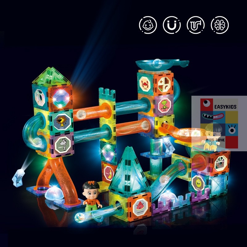 Đồ chơi xếp hình 3d bóng ma thuật từ tính EASYKIDS giáo dục sớm tăng khả năng thông minh