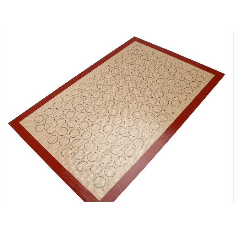 Tấm nướng silicon sợi thủy tinh 40*60cm (màu sắc, họa tiết ngẫu nhiêu) /chỉ còn màu trơn .