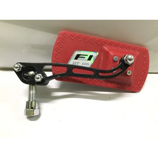 Gương xe máy hình chữ nhật, gương nhỏ chiếu hậu dùng cho mọi loại xe chân 10 ly