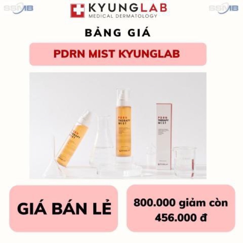 Xịt khoáng Kyung Lab PDRN Therapy Mist 150ml cấp ẩm căng bóng
